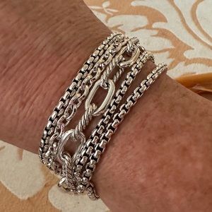 David Yurman silver chain bracelet